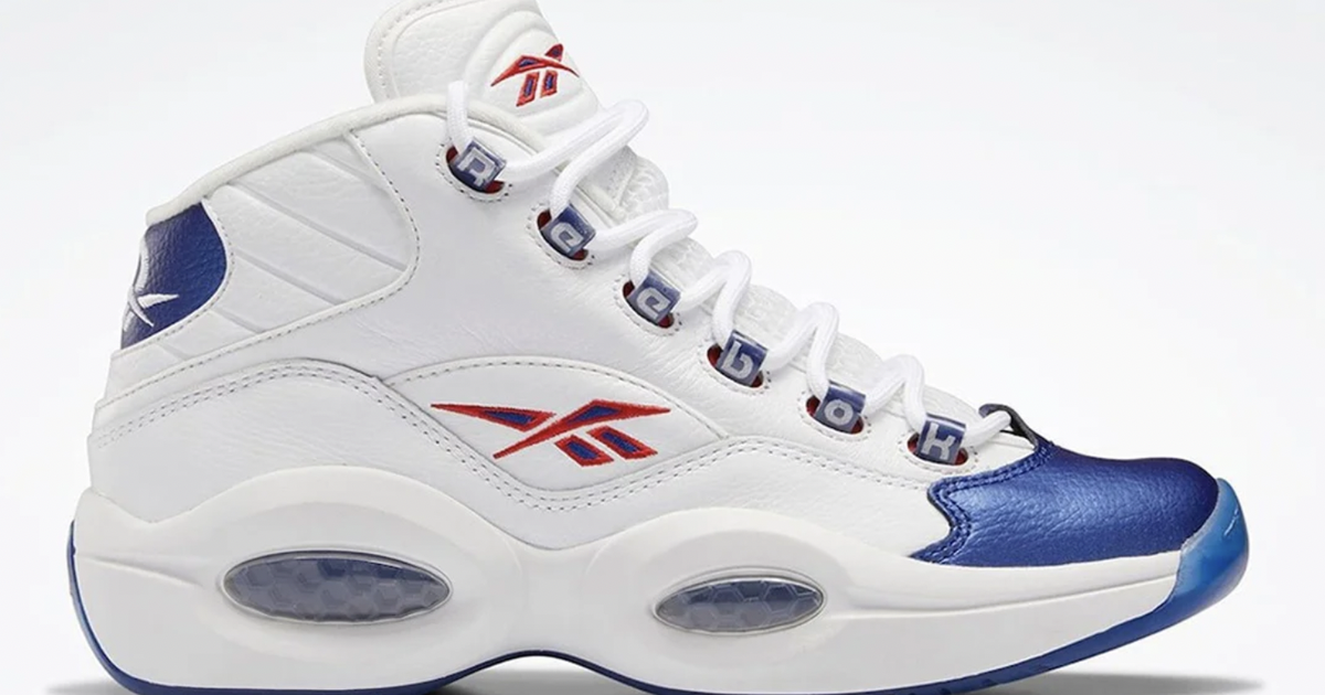 Allen Iverson's Reebok Question Mid 'Blue Toe' sneakers to be re ...