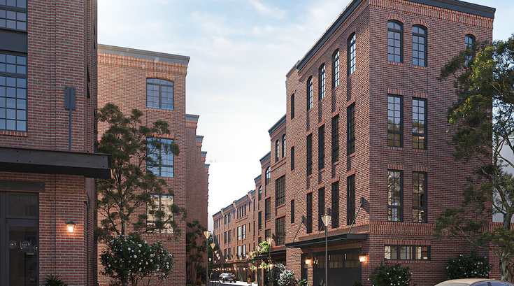 Limited - Rendering - Exterior - Townhomes from 24th