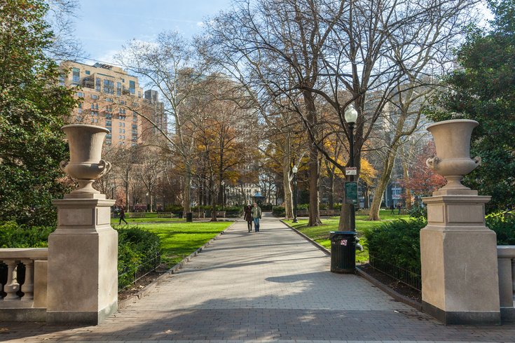 Rittenhouse Square offers an upscale shopping experience