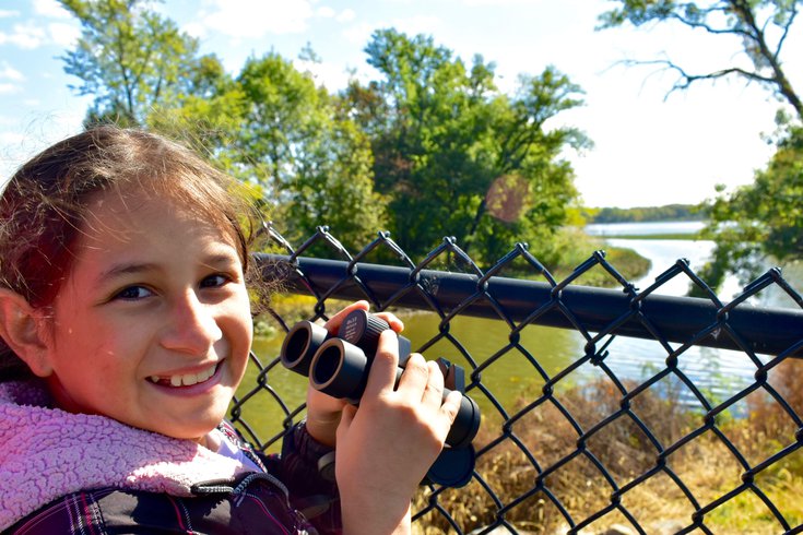 Limited - AWE - Young girl overlooks the Delaware River