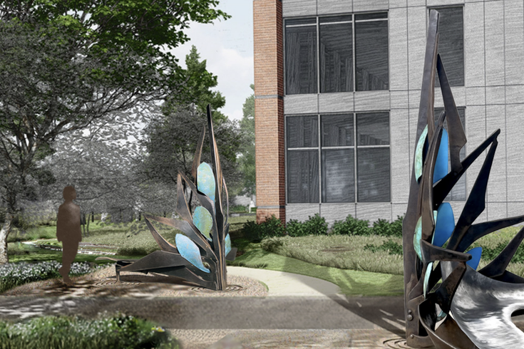 Riverview Wellness sculptures