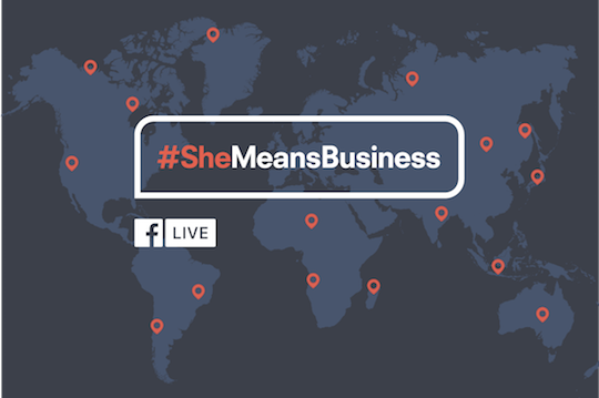 She Means Business Facebook Live Event