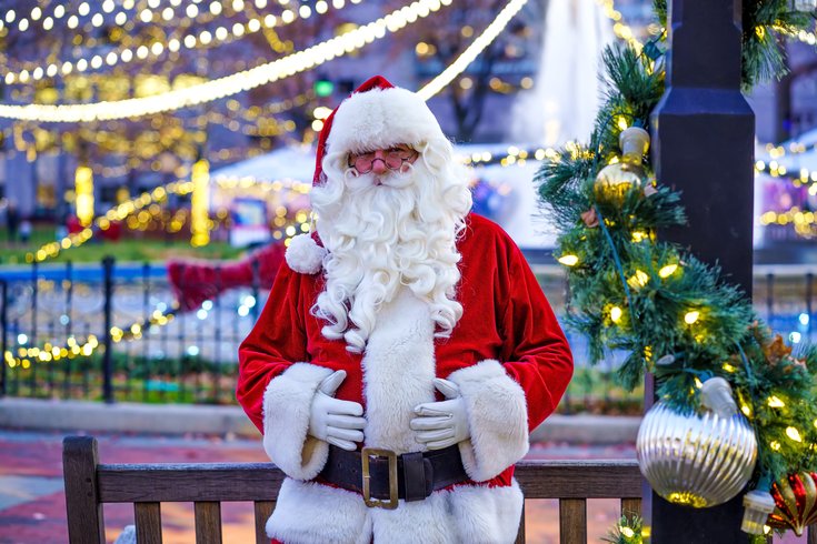 Santa at Franklin Square