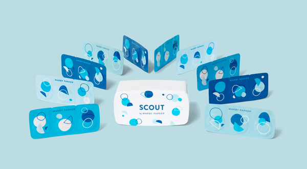 Scout new contacts brand by Warby Parker