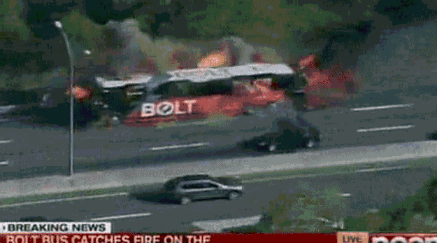 Bolt Bus Explosion 