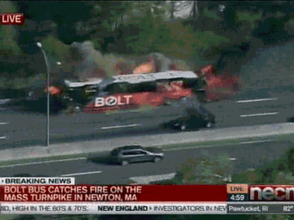 Bolt Bus Explosion 