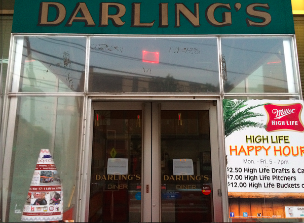 Darling's Diner Closed