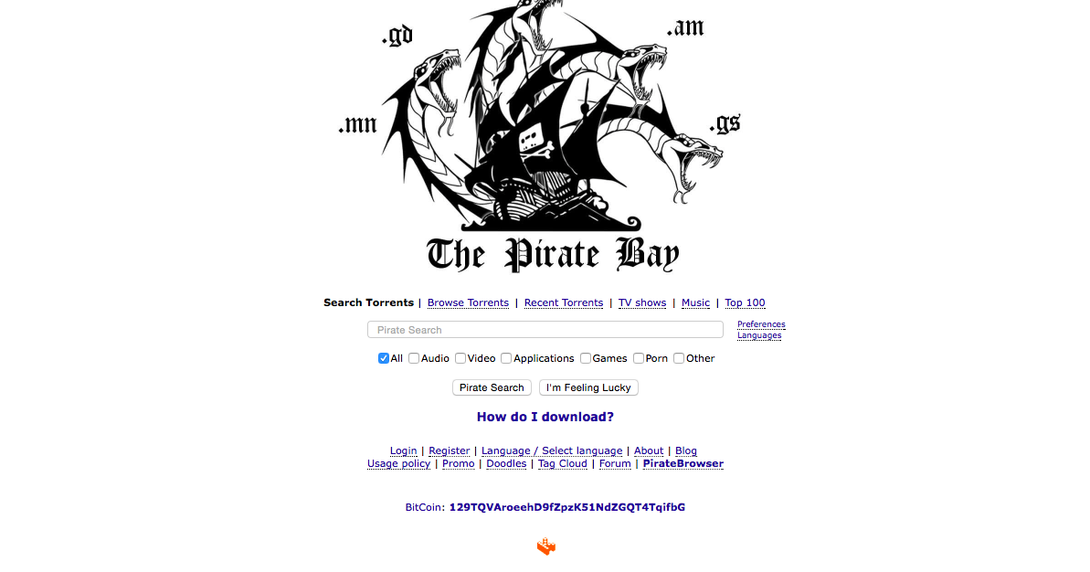 Pirate Bay's .org Domain Back Online After Registrar Switch