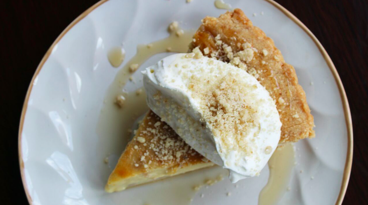 Maple Custard Pie from The Little Bird