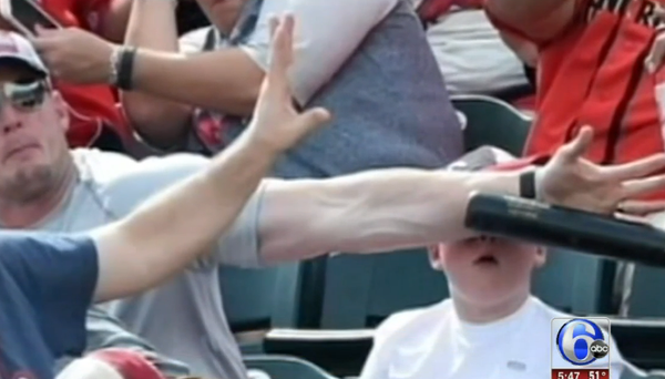 Dad saves son