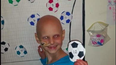Child cancer patient 