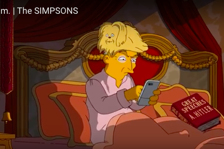 The Simpsons on Trump