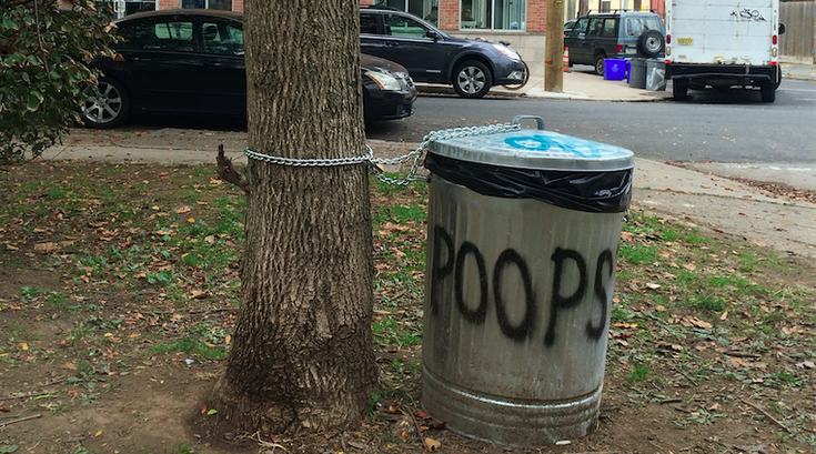 Dog Poop Trash Can