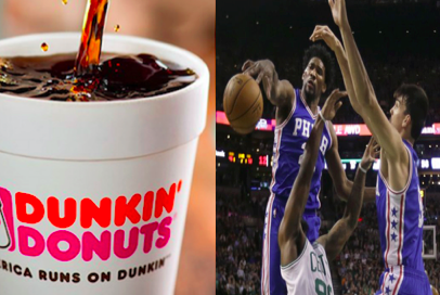 Sixers and Dunkin' Donuts