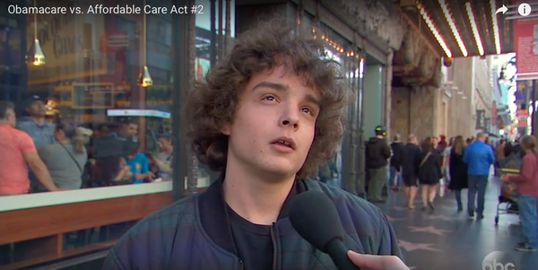 Jimmy KImmel ACA vs. Obamacare clip