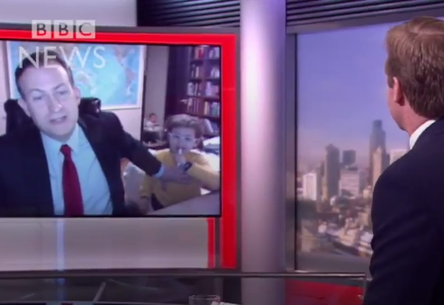 BBC viral interview 