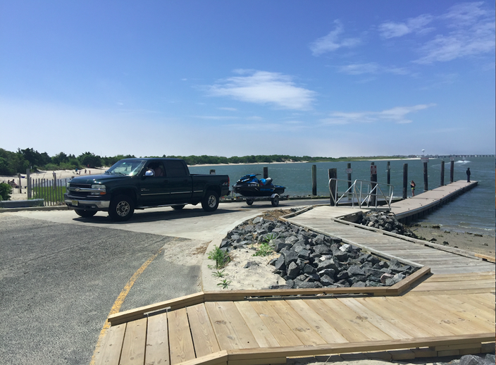 At Corson's Inlet at Jersey Shore, government shutdown