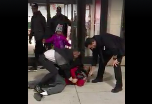Shoplifting confrontation