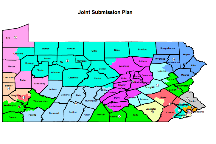 Proposed Pa. congressional map