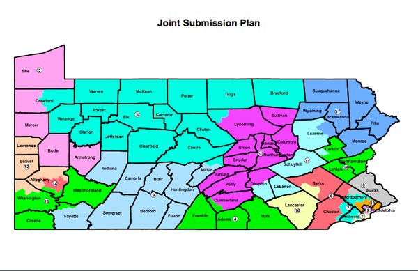 Proposed Pa. congressional map
