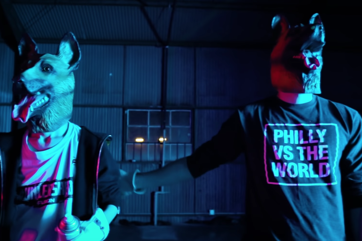 Overwatch Philadelphia Fusion Eagles dog masks
