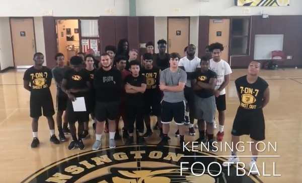 Kensington football equipment stolen