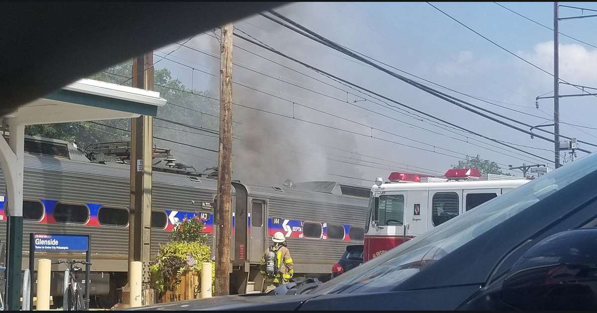 SEPTA train catches fire at Glenside Station PhillyVoice
