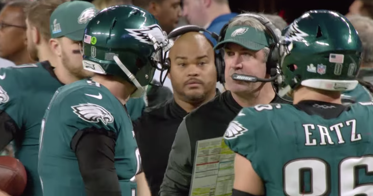 Bud Light's Eagles statue is totally Doug Pederson and Nick Foles calling  the Philly Special