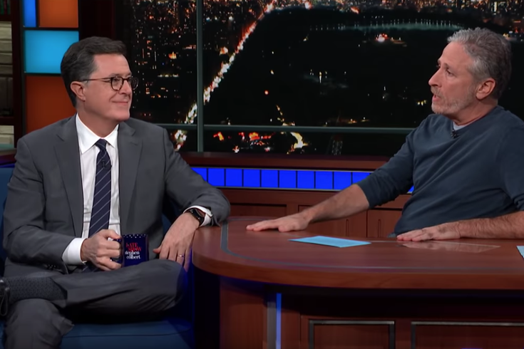 Jon Stewart takes over 'Late Show with Stephen Colbert'