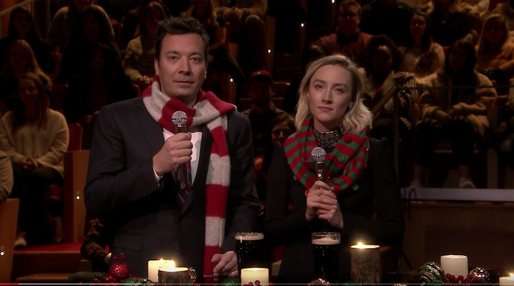 Saoirse Ronan appears on "The Tonight Show"