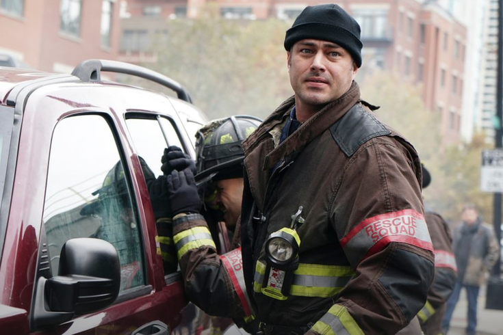 Chicago Fire star Taylor Kinney reveals whether kids are on the