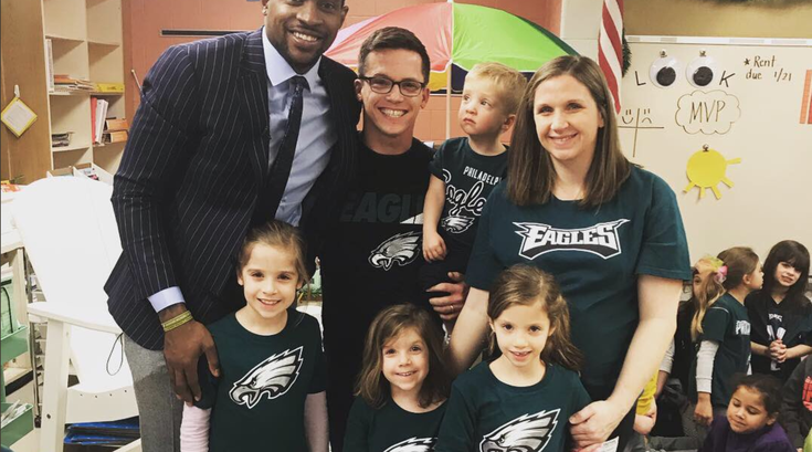 Alshon Visit West Chester