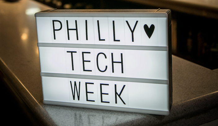 Philly Tech Week sign 