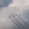 Fourth of July military jet flyover