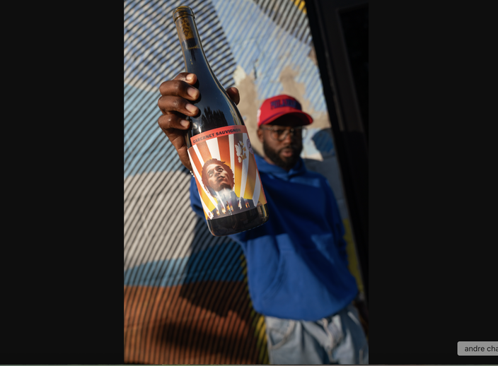 andre chaney wine bottle