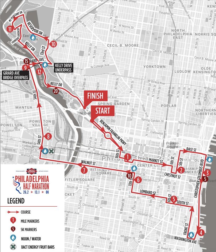 half marathon route 2025