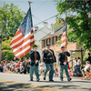 Marching in Parade Kennett Square