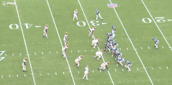 Eagles three tight end formation