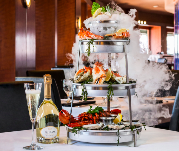 Ocean Prime's shellfish tower