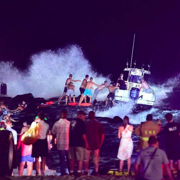 Boat crash