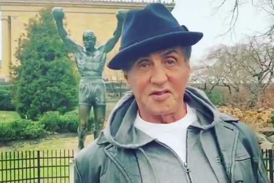 Stallone Visit Rocky