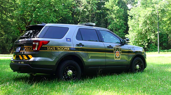 Pennsylvania State Police car
