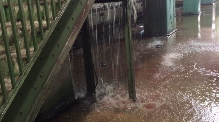 Suburban station water break June 2 2016