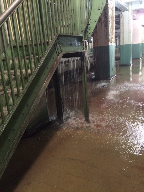 Suburban station water break June 2 2016