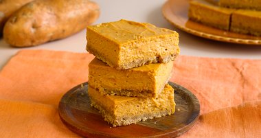 IBC Recipe - Sweet Potato Pie Squares