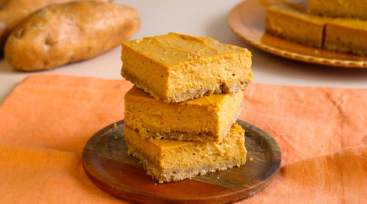 IBC Recipe - Sweet Potato Pie Squares