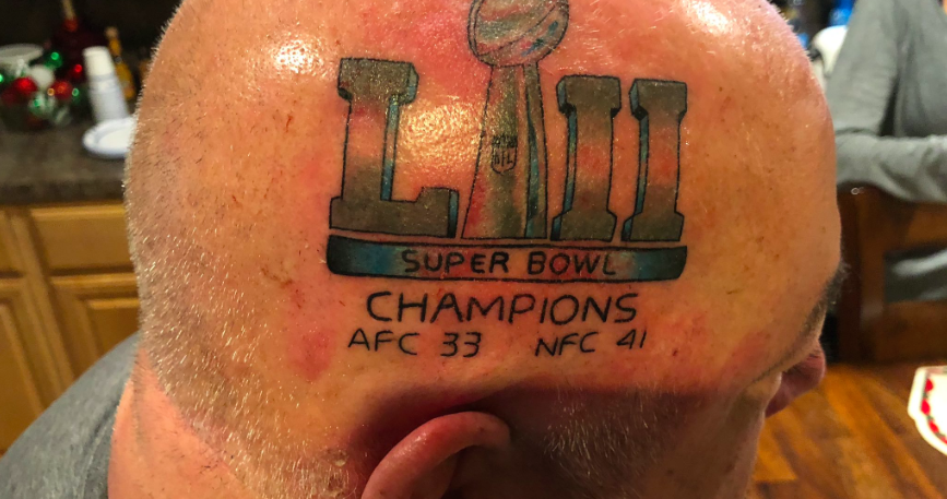 Eagles fan has tattoo of Philly Special Play Super Bowl  Daily Mail Online