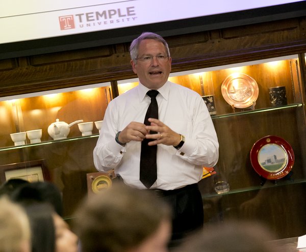 Temple President Neil Theobald
