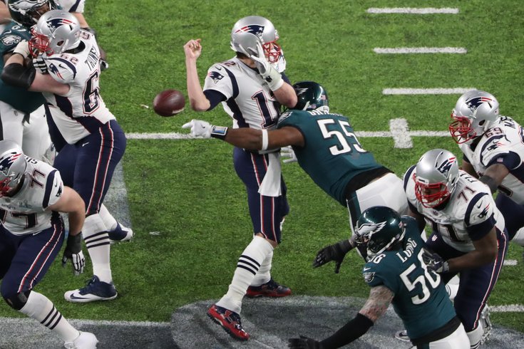 Brandon Graham Tom Brady Super Bowl LII