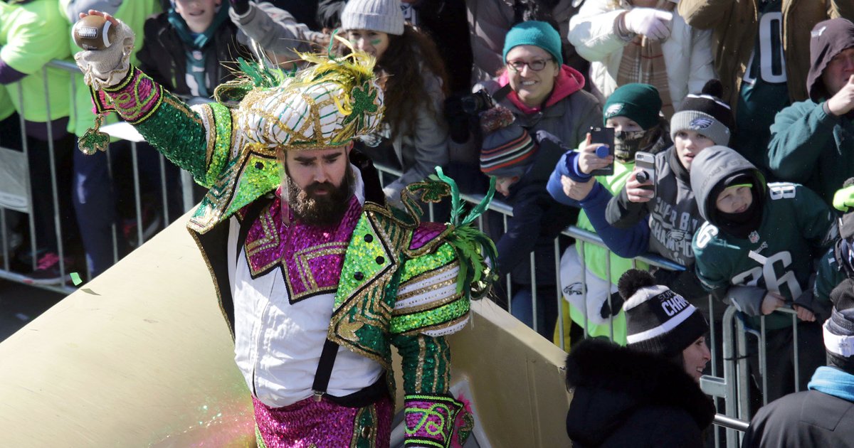 How Jason Kelce wound up wearing a Mummers costume at Eagles Super Bowl parade | PhillyVoice
